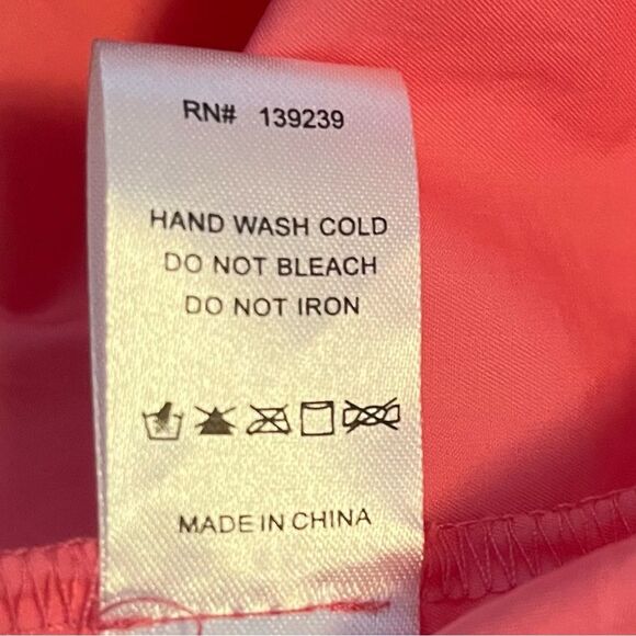 Pomander Place Tuckernuck Tinsley Top Tulle Sheer Puff Sleeve Pink Babydoll Med - Picture 10 of 10